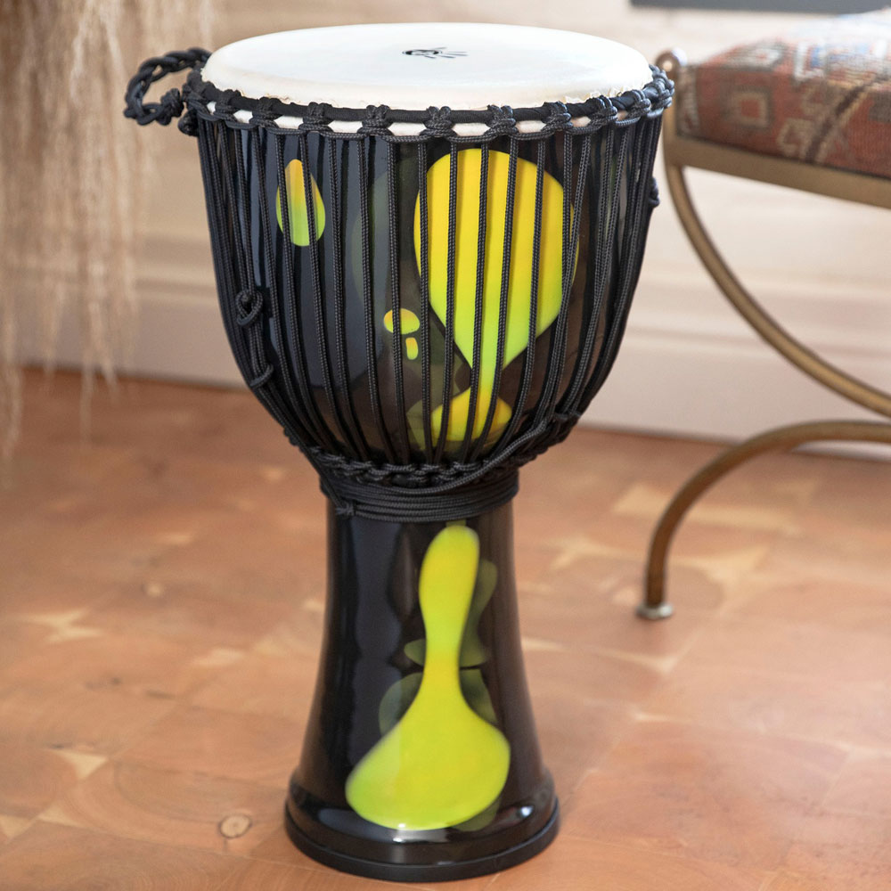 Lava Lamp Djembe Green