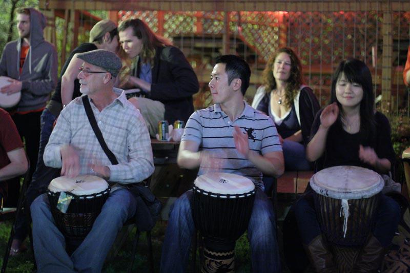 Drum Circle in Austin, TX