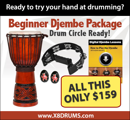 Beginner Djembe Package