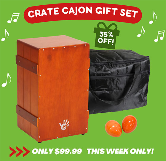 Crate Cajon Gift Set