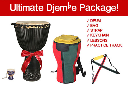 X8 Drums Ultimate Djembe Package
